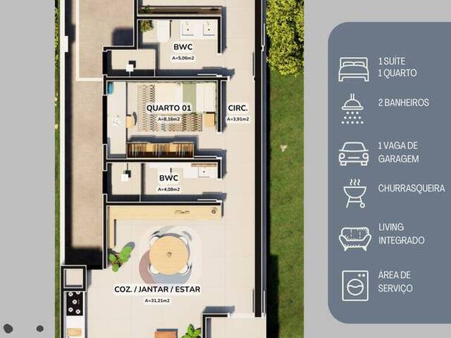 #23 - Apartamento para Venda em Balneário Camboriú - SC